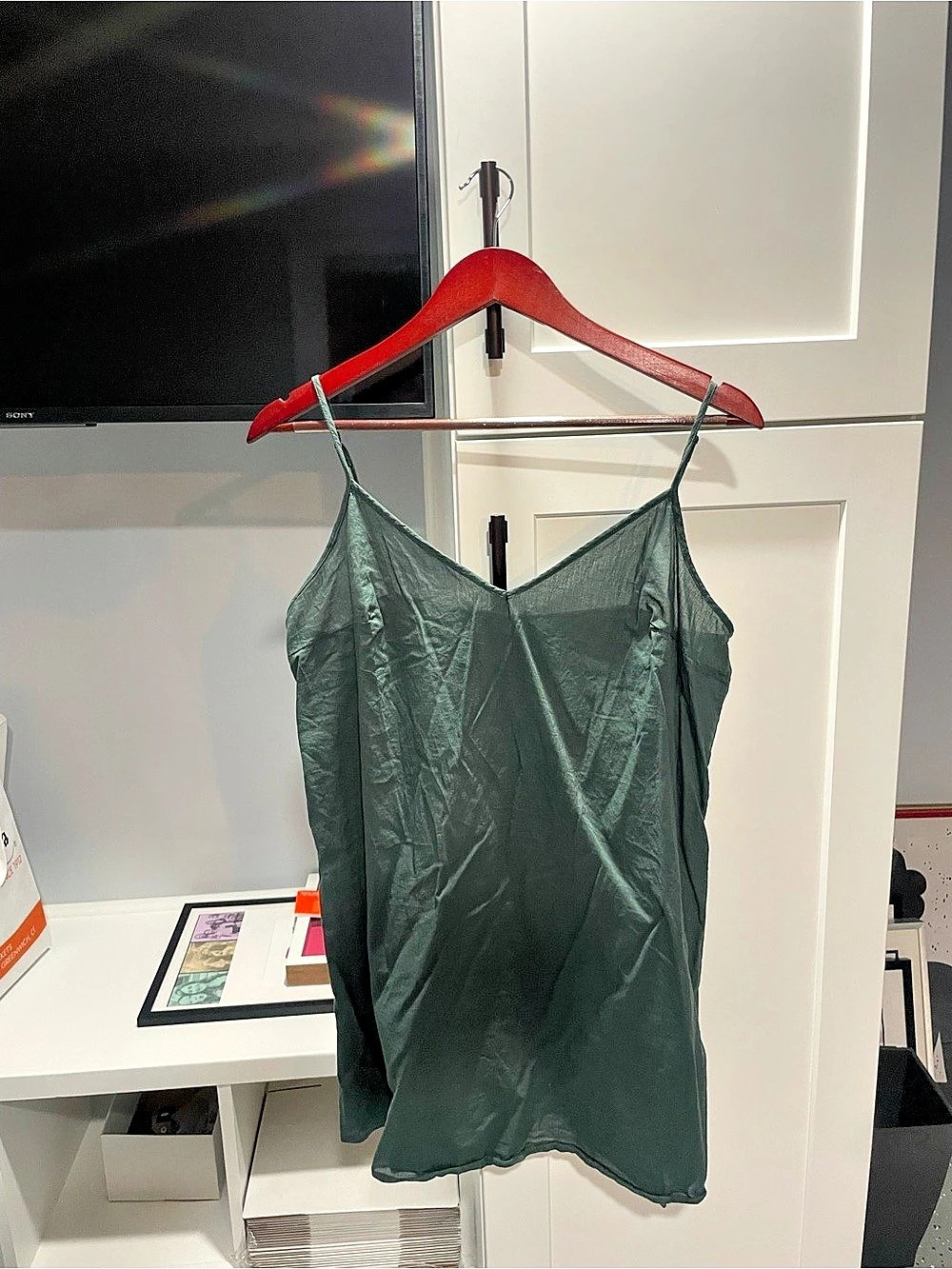 Old Navy Green Camisole Dress size Medium